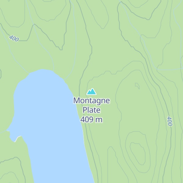 Map of Montagne Plate