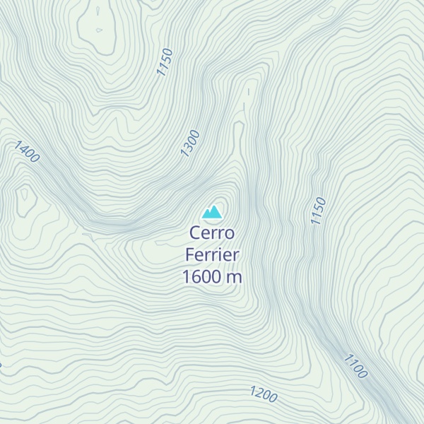 Map of Cerro Ferrier