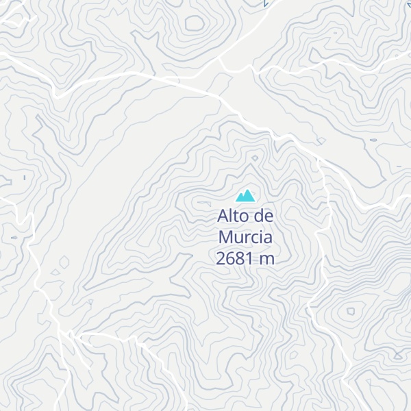 Map of Cerro de Leonera