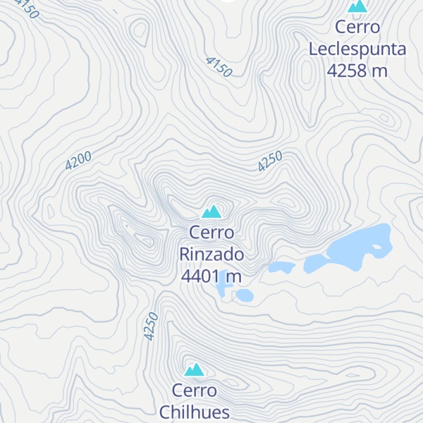 Map of Cerro Rinzado