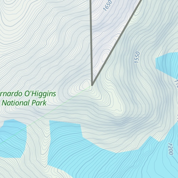 Map of Cerro Falso Stokes