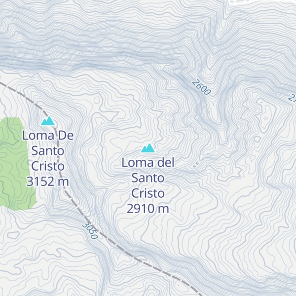 Map of Loma del Santo Cristo