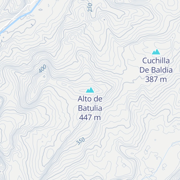 Map of Alto de Batulia