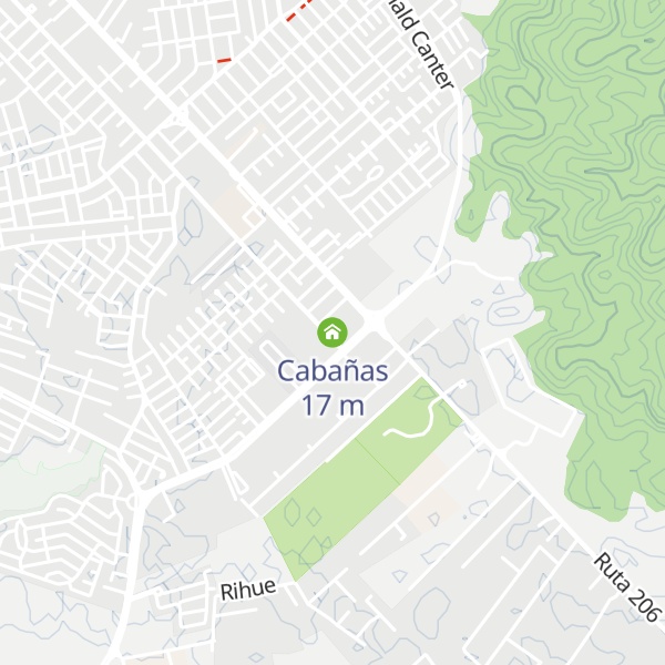 Map of Cabañas
