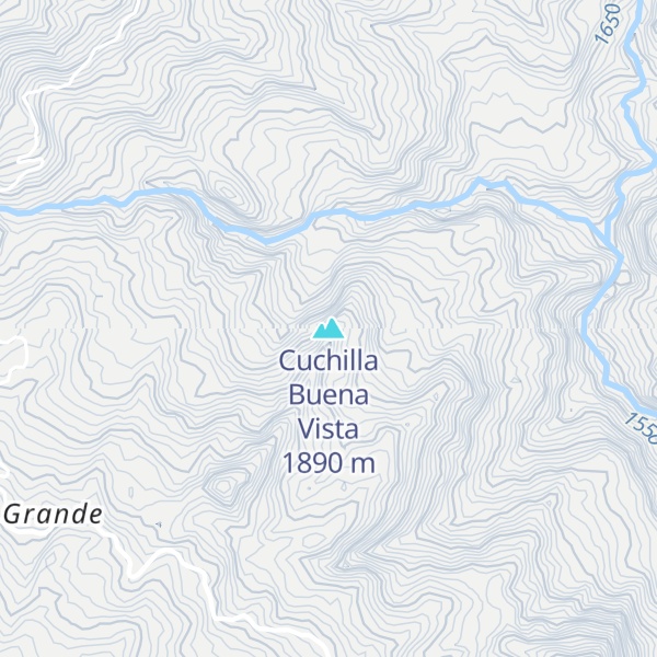 Map of Cuchilla Buena Vista