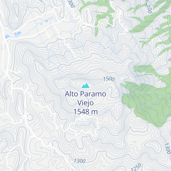 Map of Alto Paramo Viejo