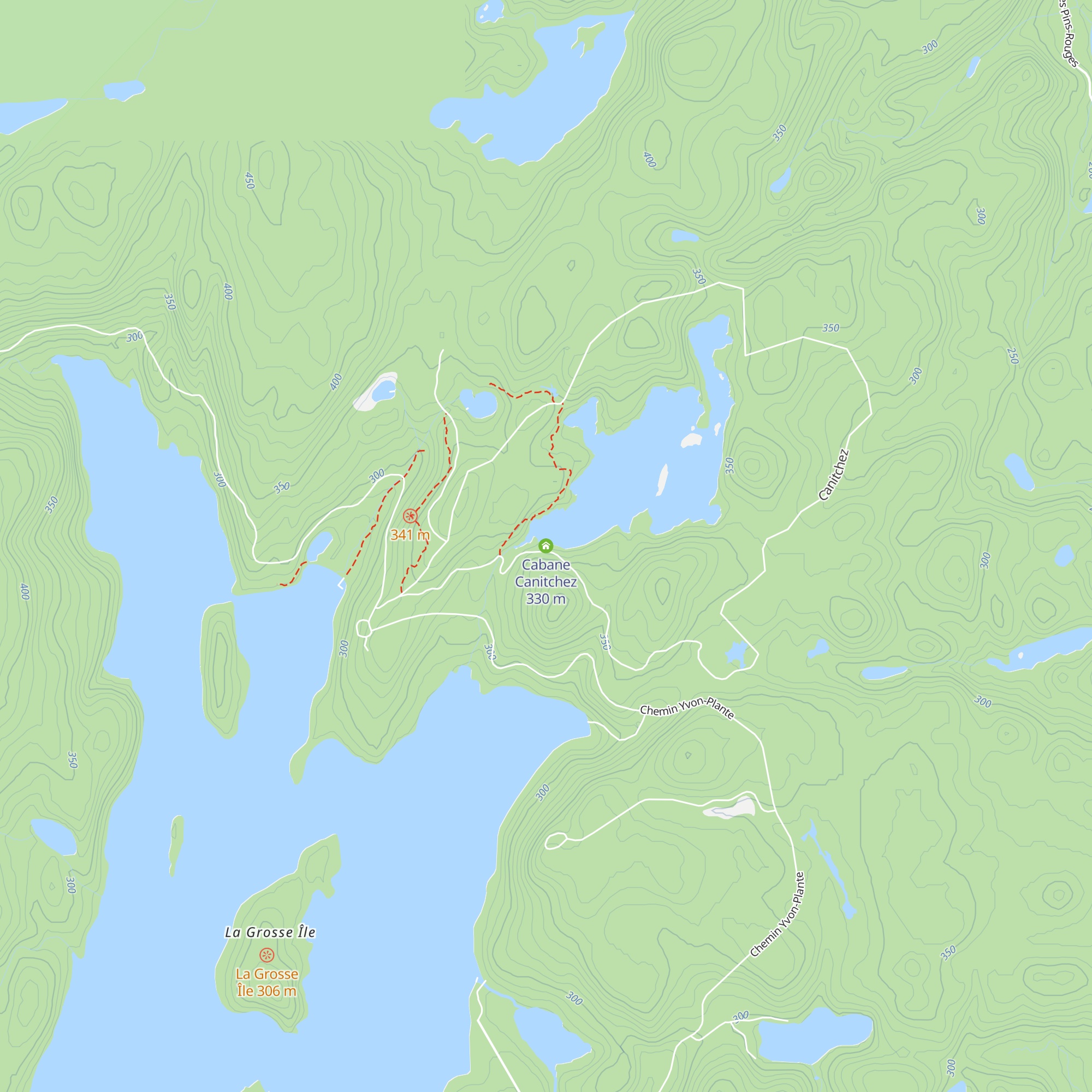 Cabane Canitchez map