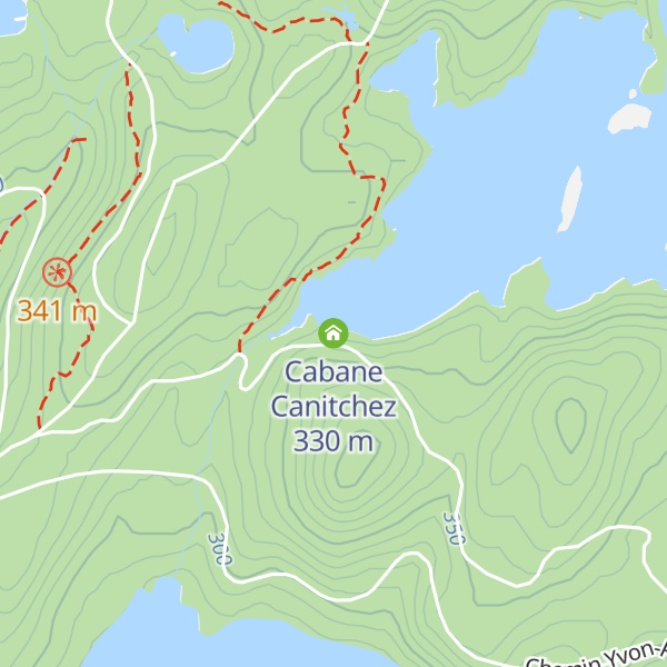 Map of Cabane Canitchez