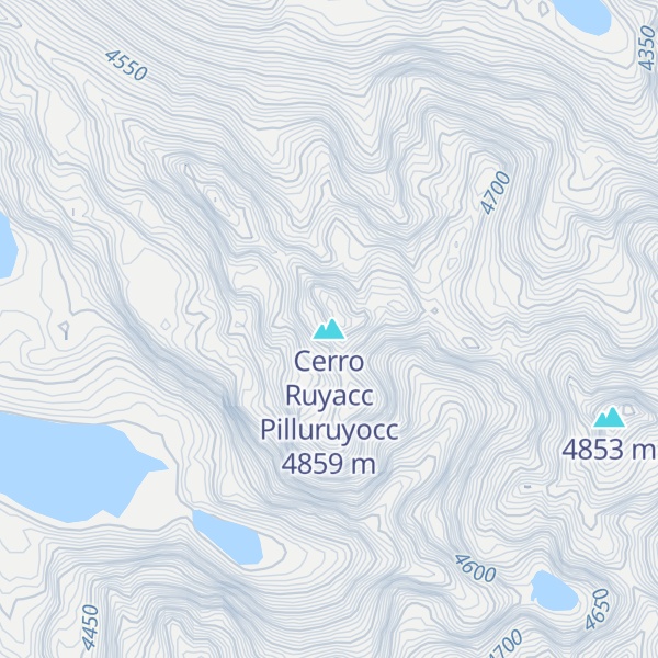Map of Cerro Ruyacc Pilluruyocc