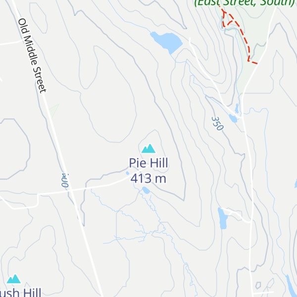 Map of Pie Hill