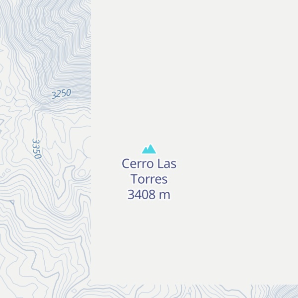Map of Cerro Las Torres