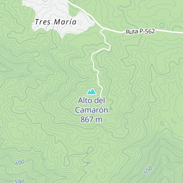Map of Alto del Camarón