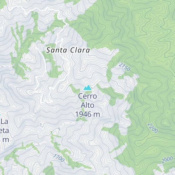 Map of Cerro Alto