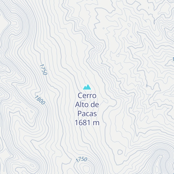 Map of Cerro Alto de Pacas
