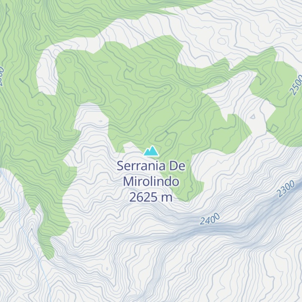 Map of Serrania De Mirolindo