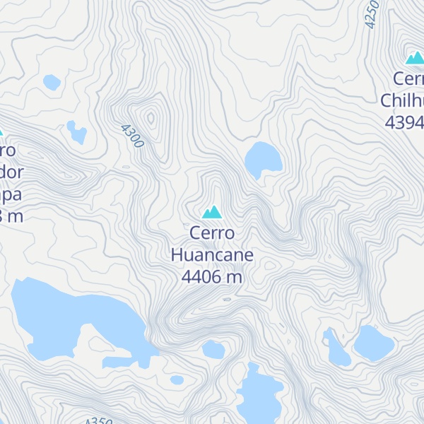 Map of Cerro Huancane