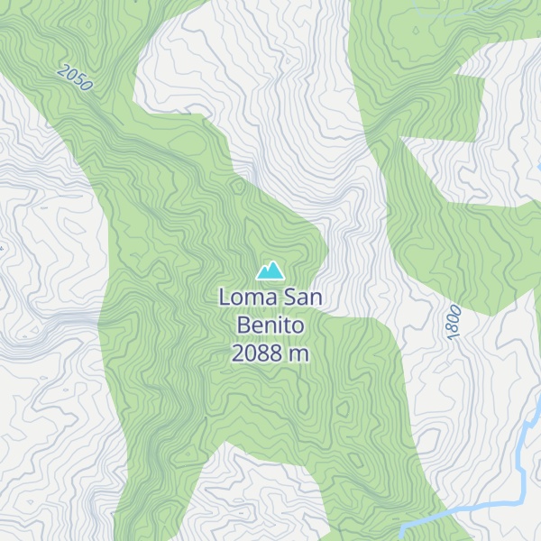 Map of Loma San Benito