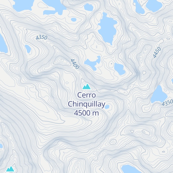 Map of Cerro Chinquillay