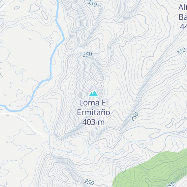 Map of Loma El Ermitaño