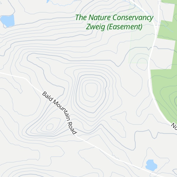 Map of Bald Mountain