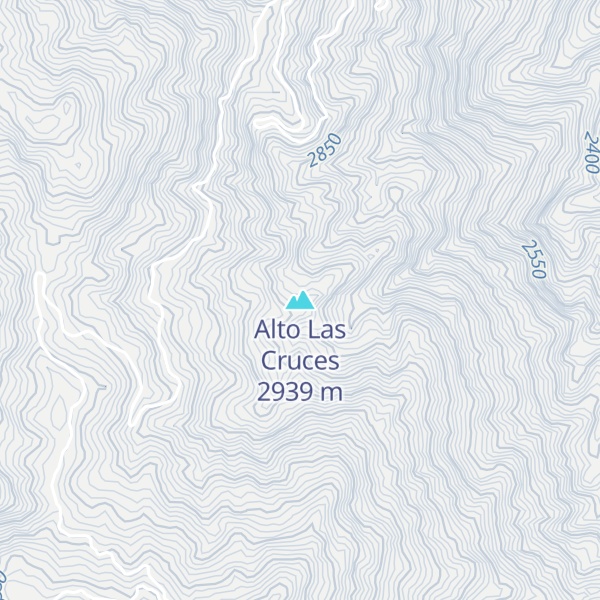 Map of Alto Las Cruces