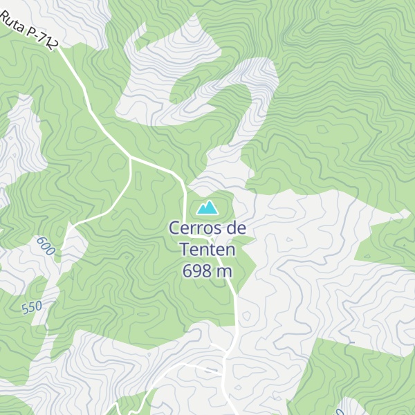 Map of Cerros de Tenten