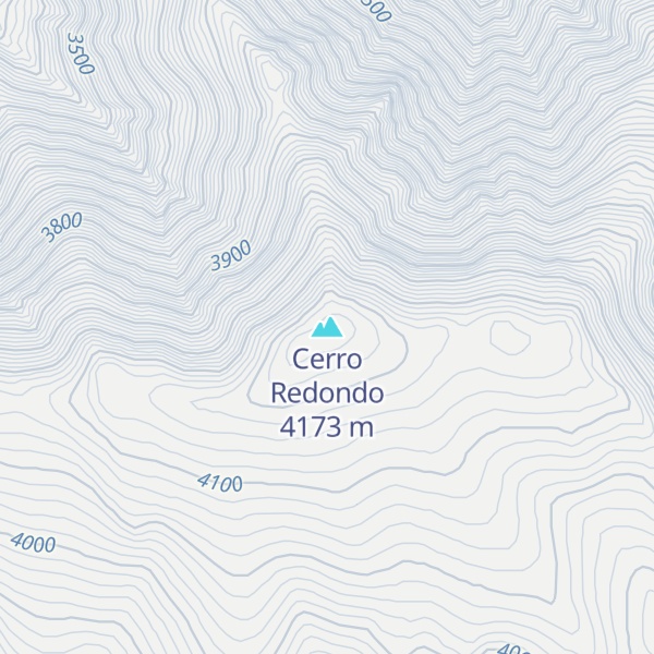 Map of Cerro Redondo