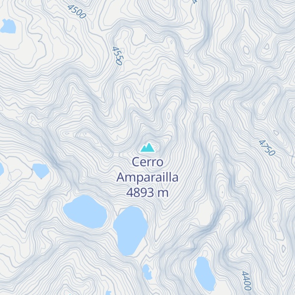 Map of Cerro Amparailla