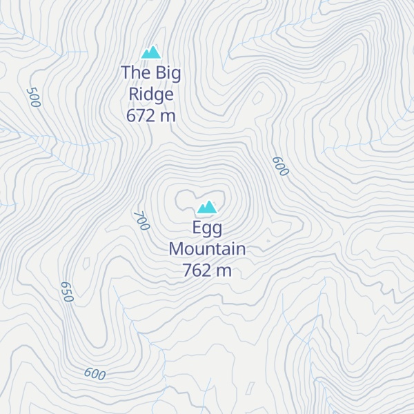 Map of Egg Mountain