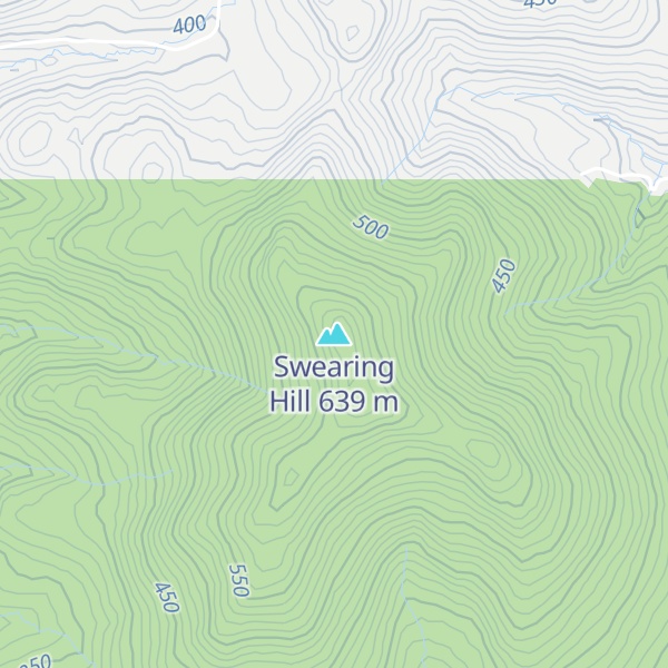 Map of Swearing Hill