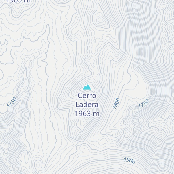 Map of Cerro Ladera