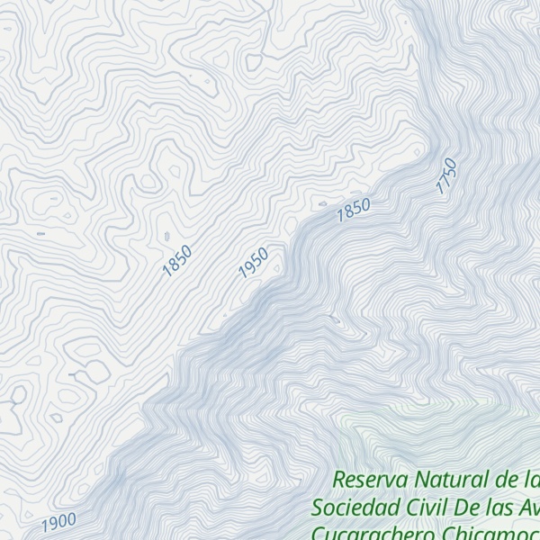 Map of Pico La Vieja