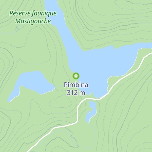 Map of Pimbina