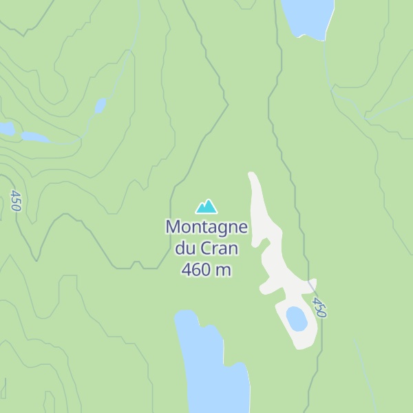 Map of Montagne du Cran