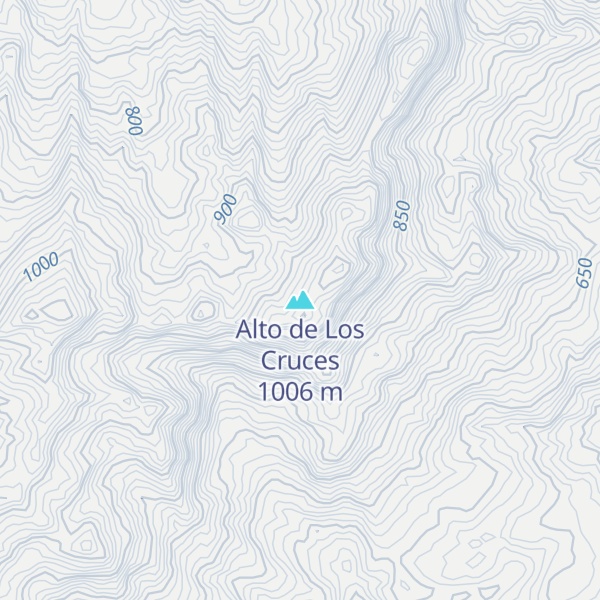 Map of Alto de Los Cruces