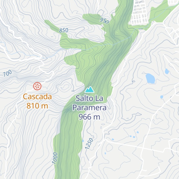 Map of Salto La Paramera