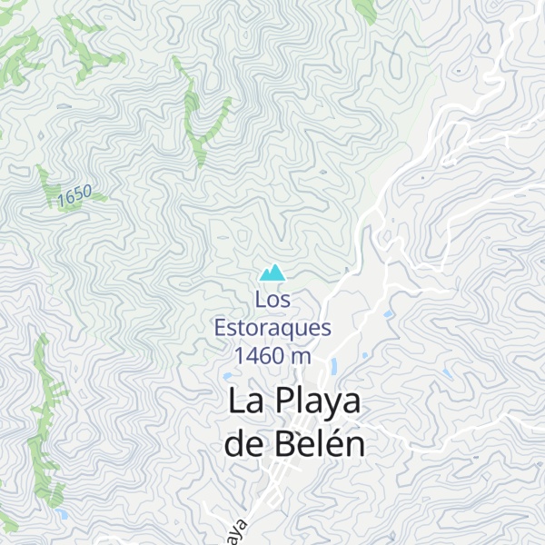 Map of Los Estoraques