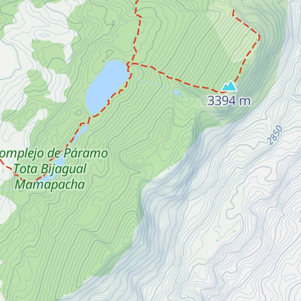 Map of Cerro La Salina