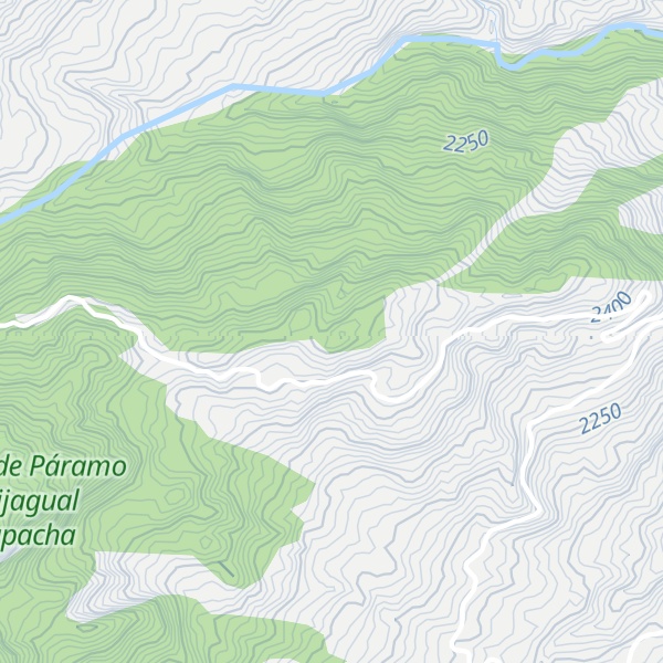 Map of Cuchilla De Guaguara