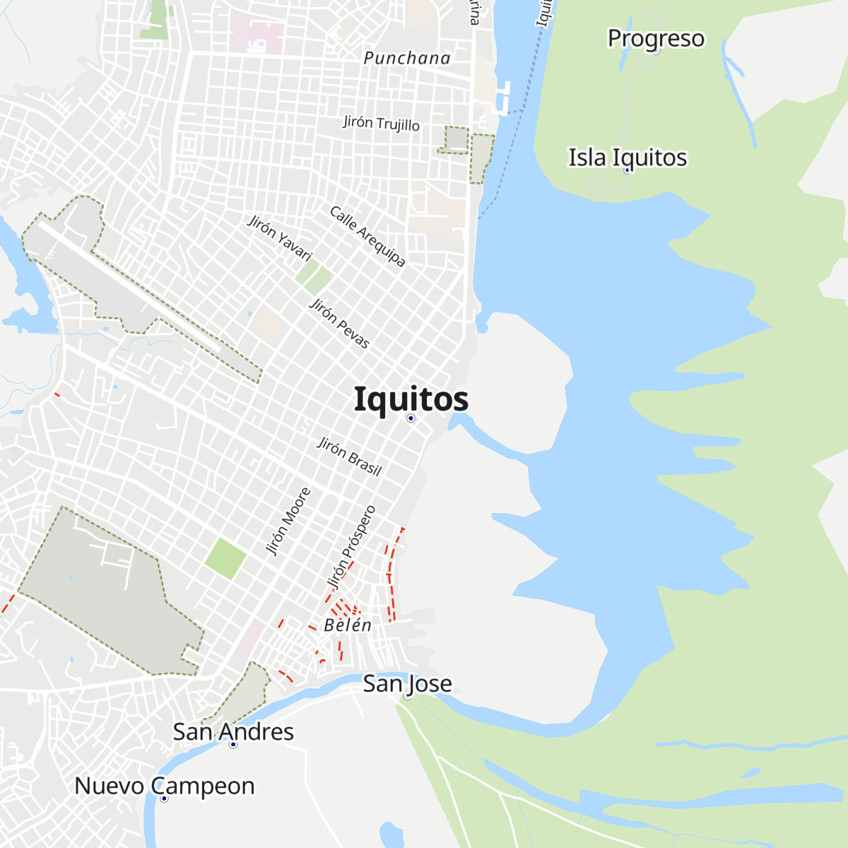 iperú, Tourist Information and Assistance map