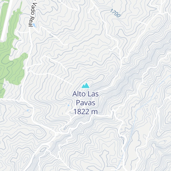 Map of Alto Las Pavas