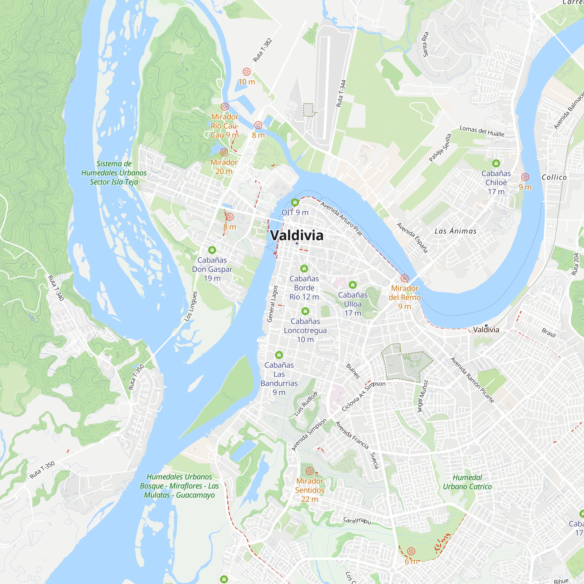Cabañas San Luis map