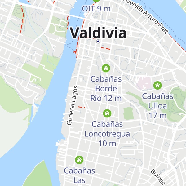 Map of Cabañas San Luis