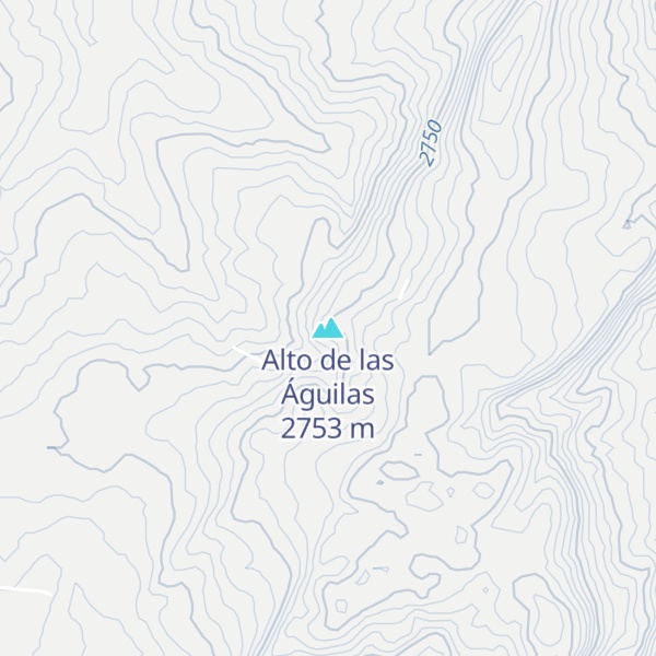 Map of Alto de las Águilas