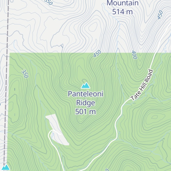 Map of Panteleoni Ridge