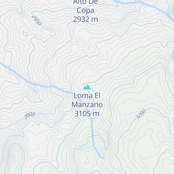 Map of Loma El Manzano
