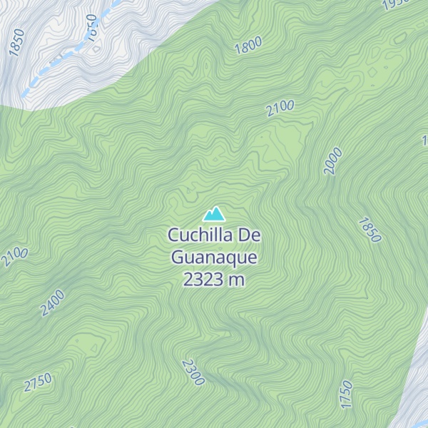 Map of Cuchilla De Guanaque