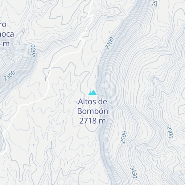 Map of Altos de Bombón