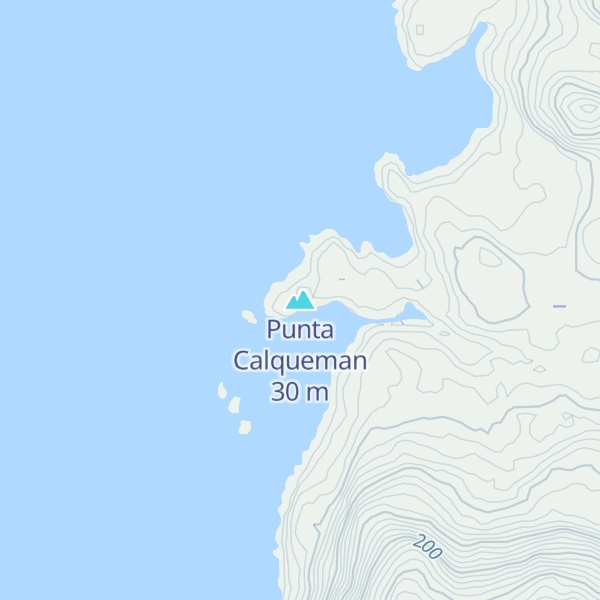 Map of Punta Calqueman