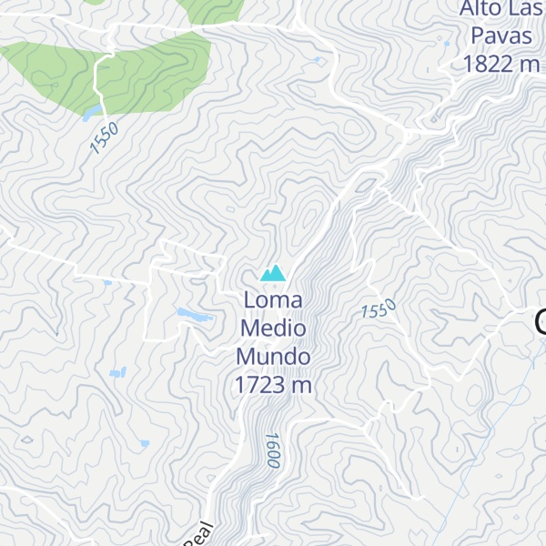 Map of Loma Medio Mundo